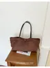 Bolso tote de alta calidad, estilo vintage, para mujer, bolso de hombro casual de gamuza 2026, bolso de mano de gran capacidad