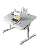Mesa pequena dobrável para cama, mesa multifuncional para laptop, mesa de estudo para cama de dormitório, escrivaninha para bay window, ajustável e inclinável