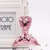 Llavero de Cola de Sirena con Lentejuelas Reflectantes de Doble Cara Colgante de Llavero de Lentejuelas de Sirena Fabricante Venta al por Mayor