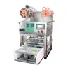 Máquina selladora, Máquina envasadora en bandeja con forma de pez, Máquina selladora de lingotes hecha a medida para platos precocinados