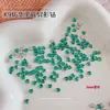 Rhinestone Imitación K9 Base Plana para Uñas Rhinestones Mixtos Paquete Celebridad de Internet Estilo Popular Retro Verde Esmeralda Mini Piedras Pequeñas Rhinestones para Uñas Adornos de Rhinestone Rhinestones