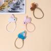 Tocado infantil transfronterizo, linda banda para el cabello de conejito de dibujos animados, banda para el cabello fina para bebé, no daña el cabello, cuerda para el cabello de nailon sin costuras, al por mayor