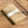 Paño de Cocina Absorbente Grueso Simple Mantel para Sala de Té en Casa, Posavasos Cuadrado de Algodón y Lino Vintage para Tetera, Accesorios para Ceremonia del Té