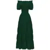 Vestido Largo Medieval Renacentista para Dama Escenario Halloween COS Cosplay Disfraz Retro Q324