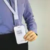 Credencial de Trabajo de Plástico Impresa con UV con Cordón de Hebilla Retráctil, Portatarjetas de Identificación, Credencial de Trabajo, Tarjeta de Campus Estudiantil, Portatarjetas de Autobús
