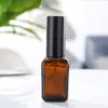 Frasco de Vidro Quadrado Marrom para Óleo Essencial 10ml Frasco conta-gotas graduado Múltiplas Especificações Portátil para Viagem Frasco dispensador de líquido de essência