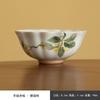 Taza de té pintada a mano con color bajo esmaltado, juego de té de kung fu maestro, taza de osmanthus china de cerámica para el hogar Qingyu