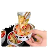 Papel para freidora de aire, bol de papel de aluminio, bandeja para tarta de huevo, caja de papel de aluminio para el hogar, plato de papel, pequeño vaso desechable de papel de aluminio para horno