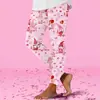 Exclusivo Transfronterizo Estampado Digital 3D Patrón de Corazón Estilo Europeo y Americano Pantalones de Mujer Verano Delgados Cortos para Mujer Personalizables con Imágenes
