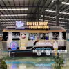 Serie Breeze Carrito de Comida Calle Comercial Bebida y Comida Remolque de Camping Celebridad de Internet Tienda Móvil Carrito de Snacks Emprendimiento