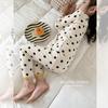 Conjunto de Pijama Infantil de Lã 270g para Outono e Inverno Íntimo para Meninos e Meninas Bebê Escovado Desenho Animado Roupa de Casa