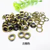 Em estoque atacado etiqueta rebite ilhós fivela ilhós de ar coloridos rebite oco acessório de metal para bolsa de arquivo roupa