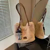 Cross2026 Otoño Nuevo Versátil para Viajes Diarios Gran Capacidad Bolsa de Felpa Bolso de Hombro Único para Mujer Bolso Tote de Moda