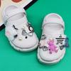 Accesorios para zapatos de agujero transfronterizos oso rosa de dibujos animados hebilla de zapato tridimensional hebilla accesorios zapatillas desmontables zapatos de agujero zapatos