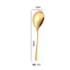 Cuchara de Servir de Acero Inoxidable Transfronteriza, Cuchara para Servir Comida Estilo Occidental, Cuchara para Ensalada, Tenedor, Cuchara de Servicio, Cuchara para Sopa, Set de Suministros para Hotel