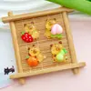 Capibara Lindo Resina Dibujo Animado Pasador Accesorios para el Cabello Parche Zapato de Madera Decoración DIY Accesorio Llavero Colgante Accesorio
