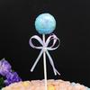 Toppers de Cumpleaños con Lentejuelas en Forma de Corazón y Bola, Decoraciones para Fiestas, Tarjetas de Cumpleaños, Decoraciones para Mesa de Postres, Bolas de Cuatro Colores en Forma de Bola, Venta de Liquidación