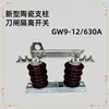 Interruptor de Aislamiento de Cuchilla de Compuerta Cerámico de Alto Voltaje 10Kv Gw9-12/630A Tipo Nuevo de Silicona Hgw9-12/630A