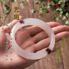 Jade Natural Autêntico Jade Natural Jade de Seda Dourada de Xinjiang Pulseira Esmeralda Violeta Shetai Suprimento ao Vivo