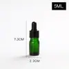 Botella Spray Verde de Vidrio Opaco, Botella para Loción, Botella Spray de Aceites Esenciales Tipo Bomba, Botella Rellenable Portátil para Viaje, Botella para Crema