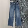 Jeans para Mujer BORBOTIE 2026 Primavera/Otoño Nuevos Estilo BC Old Money Lavados Vintage Casual Pantalones Acampanados