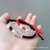 Tanabata Plata Esterlina Pez Loto Raíz de Loto diy Pulsera de Cuerda Roja S999 Plata de Pie Este Año de Vida Cuentas de Transferencia Padre-Hijo