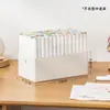 Porta-Canetas Plástico Criativo de Grande Capacidade Caixa de Armazenamento para Canetas Marcadoras de Mesa Atacado de Papelaria Balde de Armazenamento Porta-Canetas de Armazenamento de Papelaria