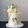 Adorno para Pastel de Cumpleaños Feliz de Acrílico, Simple y de Gama Alta, Suministros para Fiesta de Postres y Repostería, Descuento por Volumen