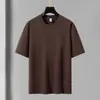 Camiseta de Algodón Puro Pesado de 280g para Hombre y Mujer, Corte Holgado, Cuello Redondo, Antibacteriana 5A, Manga Corta, Camiseta Cultural Publicitaria Impresa con Logo
