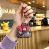 Mini bolso colgante para el hogar, bolso pequeño, bonito bolso, nuevo, a la moda, con colgante, boca, sobre rojo, bolso para auriculares, llave de coche