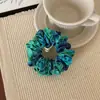 Goma para el pelo scrunchie con estampado de lunares finos estilo francés Elegante Goma para el pelo Versátil Banda elástica para moño recogido Banda elástica para coleta Cuerda para el pelo