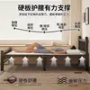Cama de ferro dobrável para adultos para cochilar, adequada para ocupação individual em apartamentos alugados, estrutura de ferro simples e resistente para uso doméstico, cama com estrutura de ferro reforçada