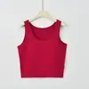 Nuevo Top de Tirantes Acolchado de Modal para Cuatro Estaciones para Mujer, Cuello Redondo, Top Corto Elástico con Ombligo al Descubierto, Camisola Interior