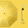 Paraguas Manual de Frutas para Protección Solar y Lluvia, Plegable, Pegamento Negro, Pequeño Portátil, Sombrilla, Paraguas de Sol, Doble Uso, Protección UV