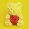 [Promoción] Oso de Rosa PE Transfronterizo Flor Eterna Oso de Espuma Regalo del Día de San Valentín Oso de Rosa Simulado