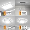 Luces de sala de estar 2025 nuevas lámparas Guangdong Zhongshan, ambiente simple moderno, paquete para toda la casa, combinación de iluminación de techo