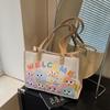 Bolsa de Desenho Animado Transfronteiriça para Mulheres 2025 Nova Bolsa da Moda Bolsa Tote para Trabalho de Grande Capacidade Bolsa de Ombro de Classe
