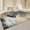 Alfombra de terciopelo de cristal francés para suelo, sala de estar, resistente a las manchas y fácil de cuidar, alfombrilla para sofá y mesa de café, dormitorio, mesita de noche, manta antideslizante