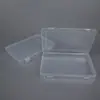 22 cajas de almacenamiento rectangulares de plástico transparente, cajas vacías de PP para mascarillas, papelería, herramientas de ferretería, cajas de muestras, cajas para componentes electrónicos