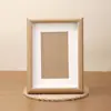 Impressão de Fotos Mais Moldura de Foto Configuração Mesa 678 polegadas A4 Personalizado DIY Moldura de Madeira para Fotos Moldura Vazia Fotos Lavadas Transformadas em Formatura