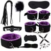 Conjunto de Pelúcia Conjunto Alternativo de Restrição Bondage Conjunto de Dez Peças Conjunto de Oito Peças Conjunto de Sete Peças Conjunto de Algemas de Corda de Algodão Nylon