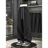 Calça Casual Softshell Dopamine para Uso Externo Casal Perna Reta Emagrecedora Versátil Outono Nova Chegada Marca Tendência Temperamento Patchwork Calça Longa