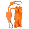 Eslinga de elevación con polea para camping al aire libre, cordón, cuerda tensora a prueba de viento para tienda de campaña, tensor con cordón para toldo, hebilla para cuerda de viento