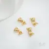 Fuerte Galvanoplastia Chapado en Oro de 14K Vida Marina Caracola Medusa Colgante DIY Pulsera Hecha a Mano Joyería para Orejas Colgante Accesorios
