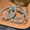 Pulsera de Piedra Shoushan Pulsera Pequeña Fresca con Diseño de Cuentas 2024 Nuevas Explosiones Pulsera de Color Contrastante para Novia Accesorios para Mujer