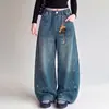 Jeans de Primavera y Otoño para Niñas 2026 Nuevos Casuales Estilo Coreano Jeans de Estrella con Accesorios para Niñas Mayores Modernos