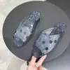Nuevas Zapatillas Casuales de Moda Baño Hogar Antideslizantes Zapatillas de Cristal para Mujer Verano Celebridad de Internet Zapatillas para Exteriores