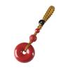 Llavero de Arena Roja de Alto Contenido, Colgante para Bolso de Cinabrio Natural Genuino, Amuleto de Nube Auspiciosa, Adorno, Venta Directa del Fabricante