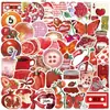 Múltiples Sets de 50 Pegatinas Estéticas Transfronterizas Estilo Ins, Pegatinas Decorativas DIY Graffiti Estilo Coreano para Teléfonos Móviles, Cuadernos y Botellas de Agua