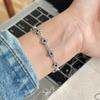 Corea del Sur Nuevo Vintage Pulsera Trébol Estrella Vieja para Mujer Nicho Lujo Ligero Accesorios Patrón Hierba Tang de Alta Gama